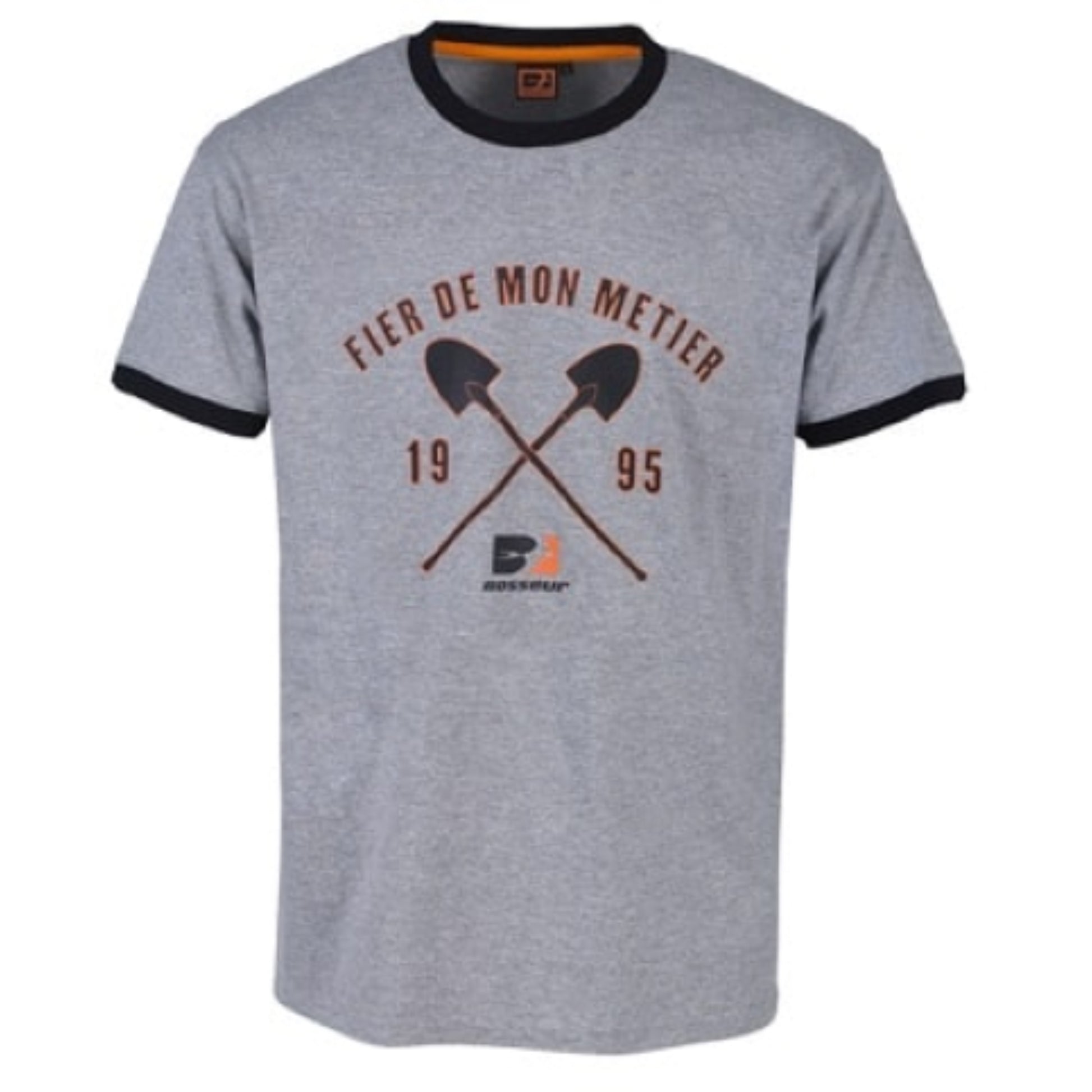  BOSSEUR  Tee shirt de maçon - 11527  PROTECTION & SECURITE, Tee-shirt de travail RANGESTOCK