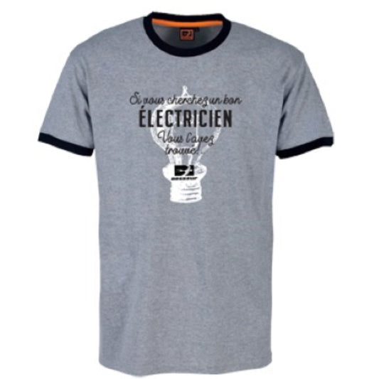  BOSSEUR  Tee shirt electricien - 11526  PROTECTION & SECURITE, Tee-shirt de travail RANGESTOCK