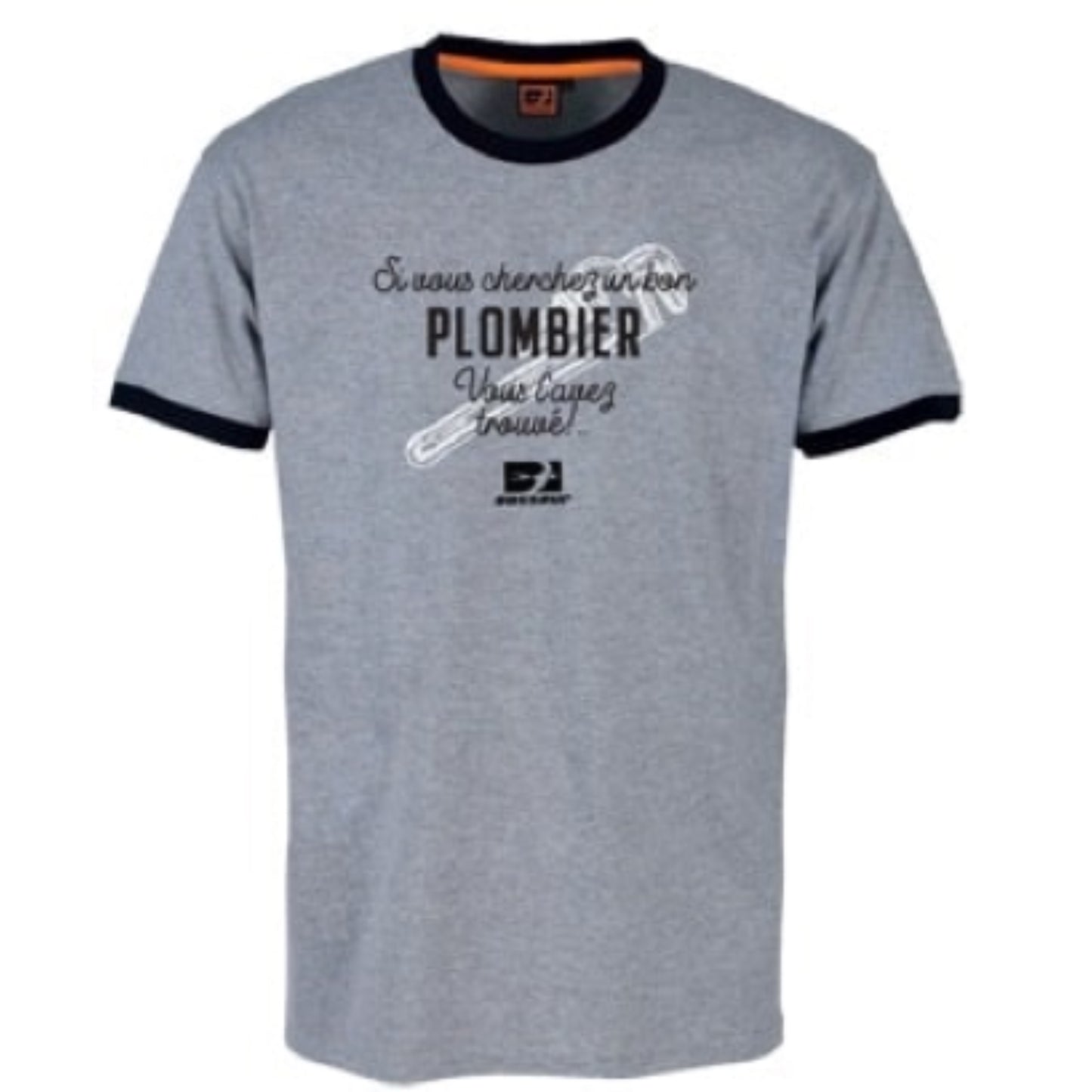  BOSSEUR  Tee shirt de plombier - 11528  PROTECTION & SECURITE, Tee-shirt de travail RANGESTOCK