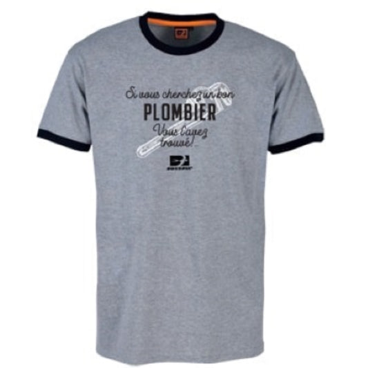  BOSSEUR  Tee shirt de plombier - 11528  PROTECTION & SECURITE, Tee-shirt de travail RANGESTOCK