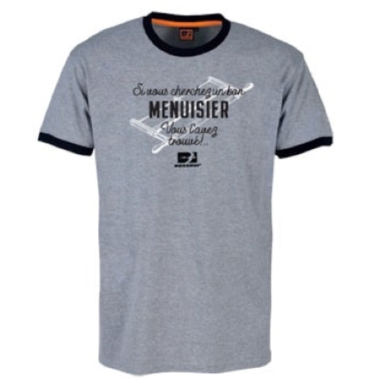  BOSSEUR  Tee-shirt Menuisier - 11529  PROTECTION & SECURITE, Tee-shirt de travail RANGESTOCK