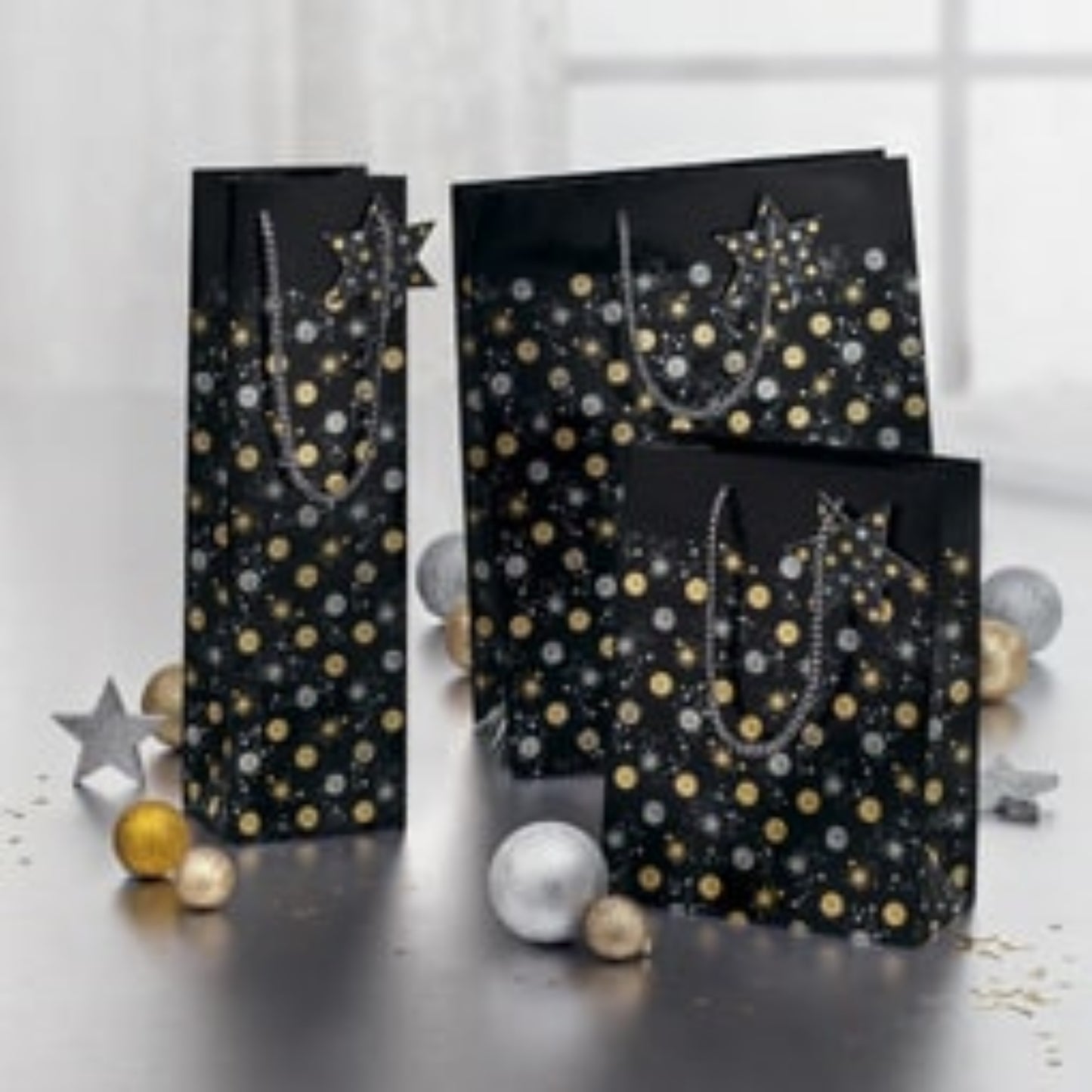  SIGEL  Sac cadeau de Noël "Stardust"  EMBALLAGE & EXPEDIT., Sac & sachet papier RANGESTOCK