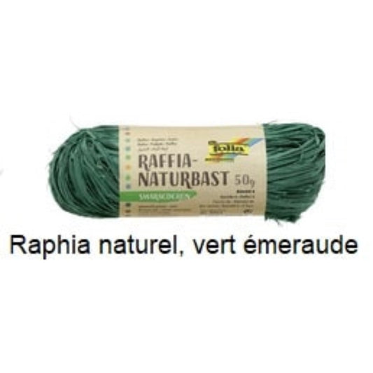  FOLIA  Lot de 5 bobines de raphia naturel coloré  Bolduc & raphia, EMBALLAGE & EXPEDIT. RANGESTOCK