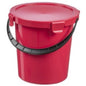  PLAST TEAM  Seau avec couvercle en plastique 5L & 10L  Seau plastique, SERVICES GENERAUX RANGESTOCK