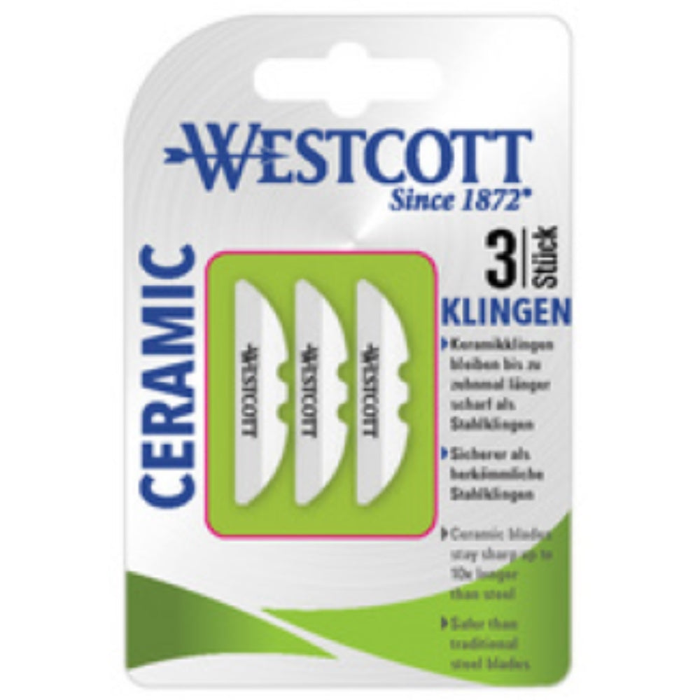  WESTCOTT  Cutter lame de sécurité céramique  couteau - ciseaux & cutter, OUTIL A MAIN RANGESTOCK