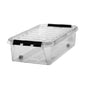  SMARTSTORE  Boite plastique transparente plate avec roulettes 31L  BOITE & BAC, boite plastique RANGESTOCK