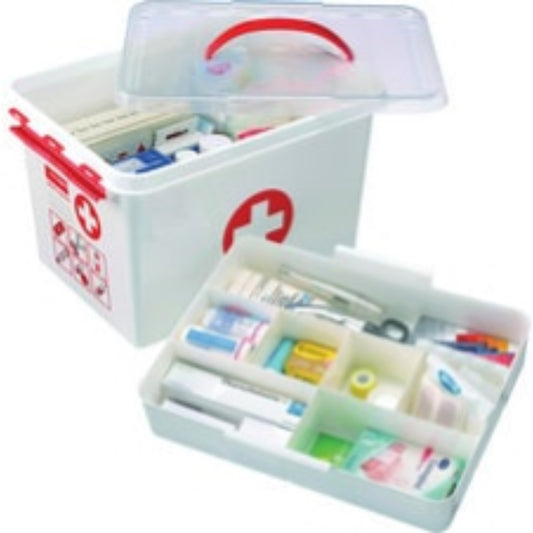  SMARTSTORE  Boite plastique 1er secours  BOITE & BAC, Boite plastique + bac de rangement RANGESTOCK