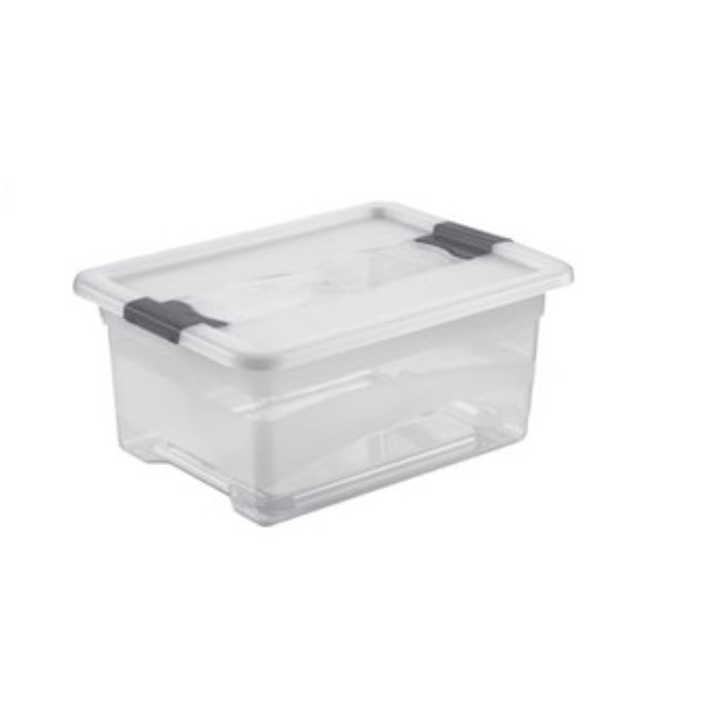  KEEEPER  Bac de rangement transparent avec couvercle 12L  Bac plastique avec couvercle, BOITE & BAC RANGESTOCK