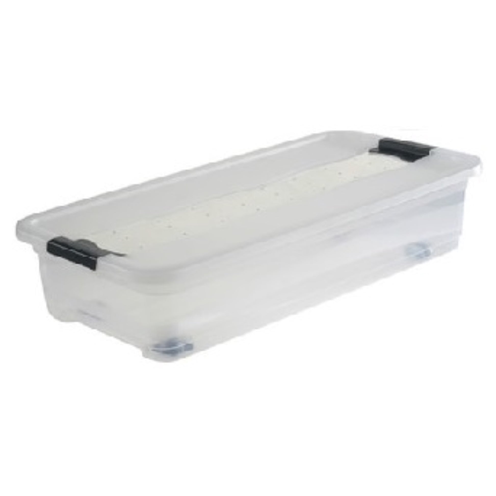  KEEEPER  Bac de rangement sous lit avec roulette 33L  Bac plastique avec couvercle, BOITE & BAC RANGESTOCK