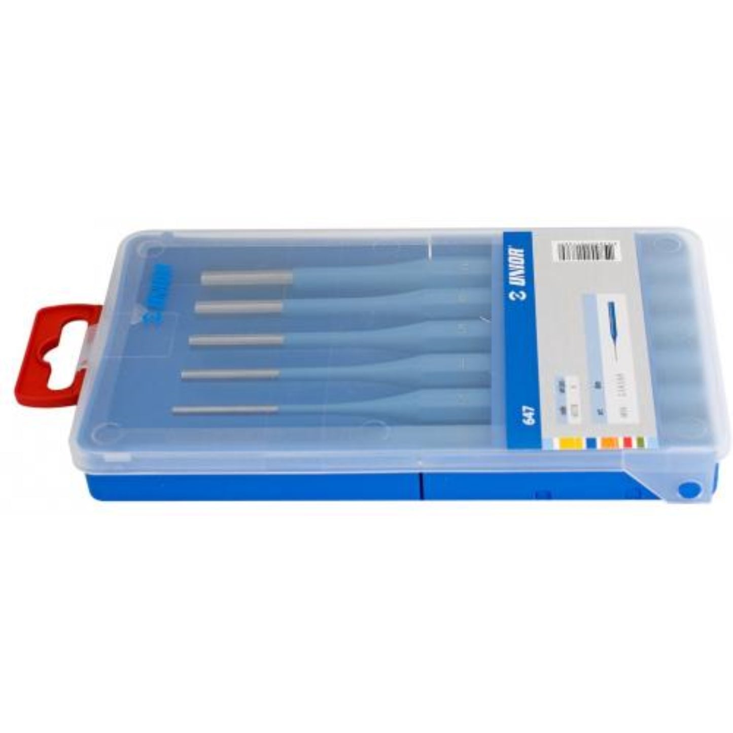  UNIOR  Jeu de chasse goupilles en boîte plastique  Martellerie, OUTIL A MAIN RANGESTOCK