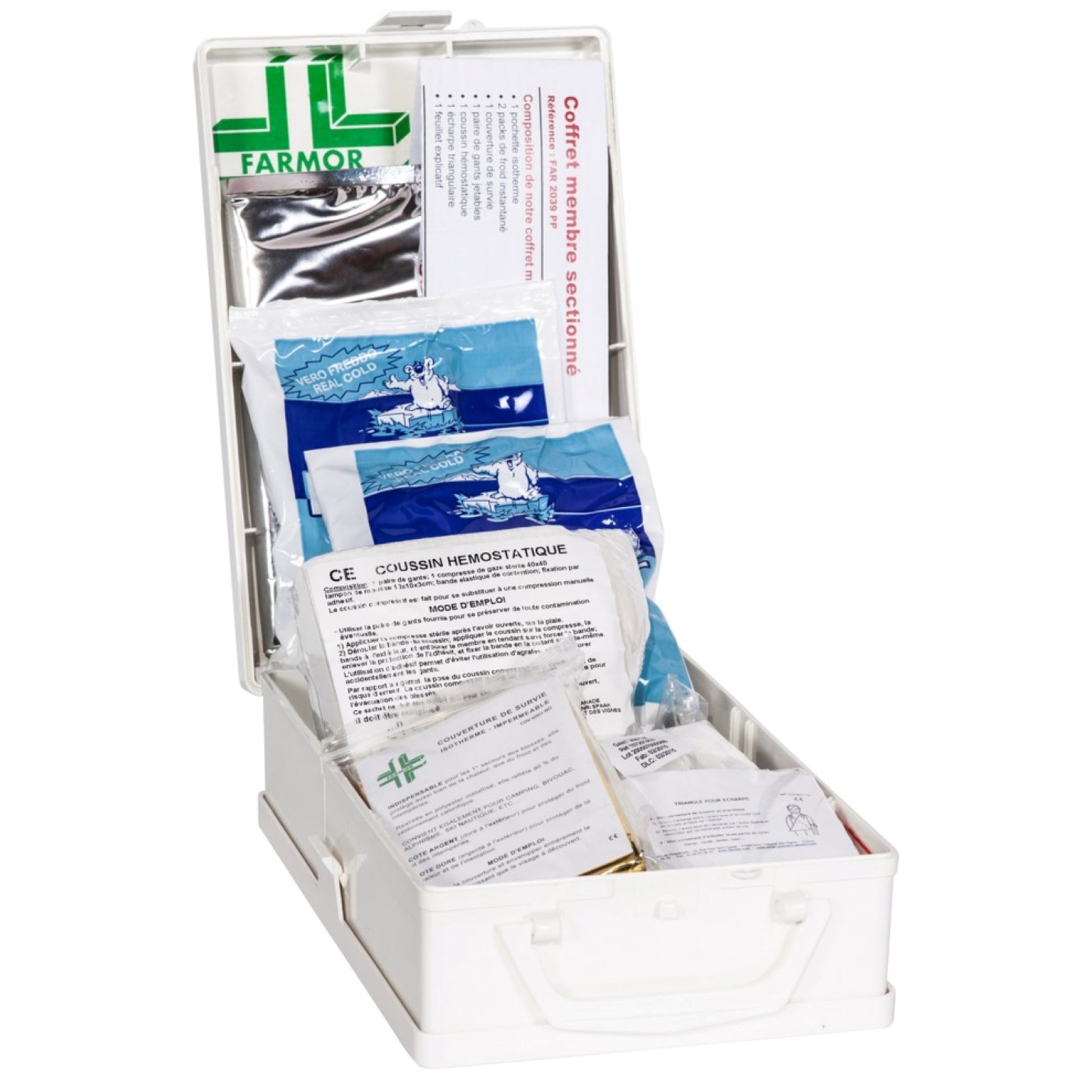  FARMOR  Coffret de secours Membre sectionné  Coffret de secours, PROTECTION & SECURITE RANGESTOCK
