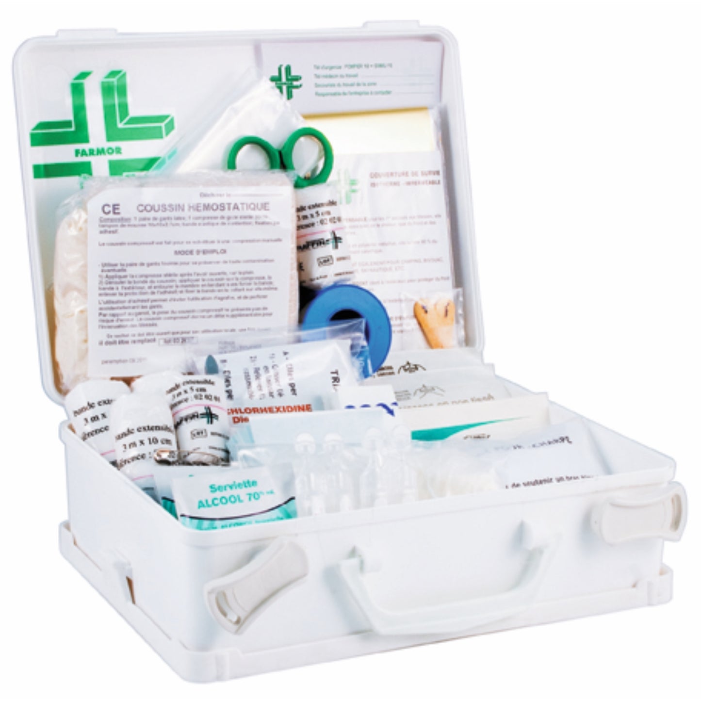  FARMOR  Coffret de secours Médecine du travail  Coffret de secours, PROTECTION & SECURITE RANGESTOCK