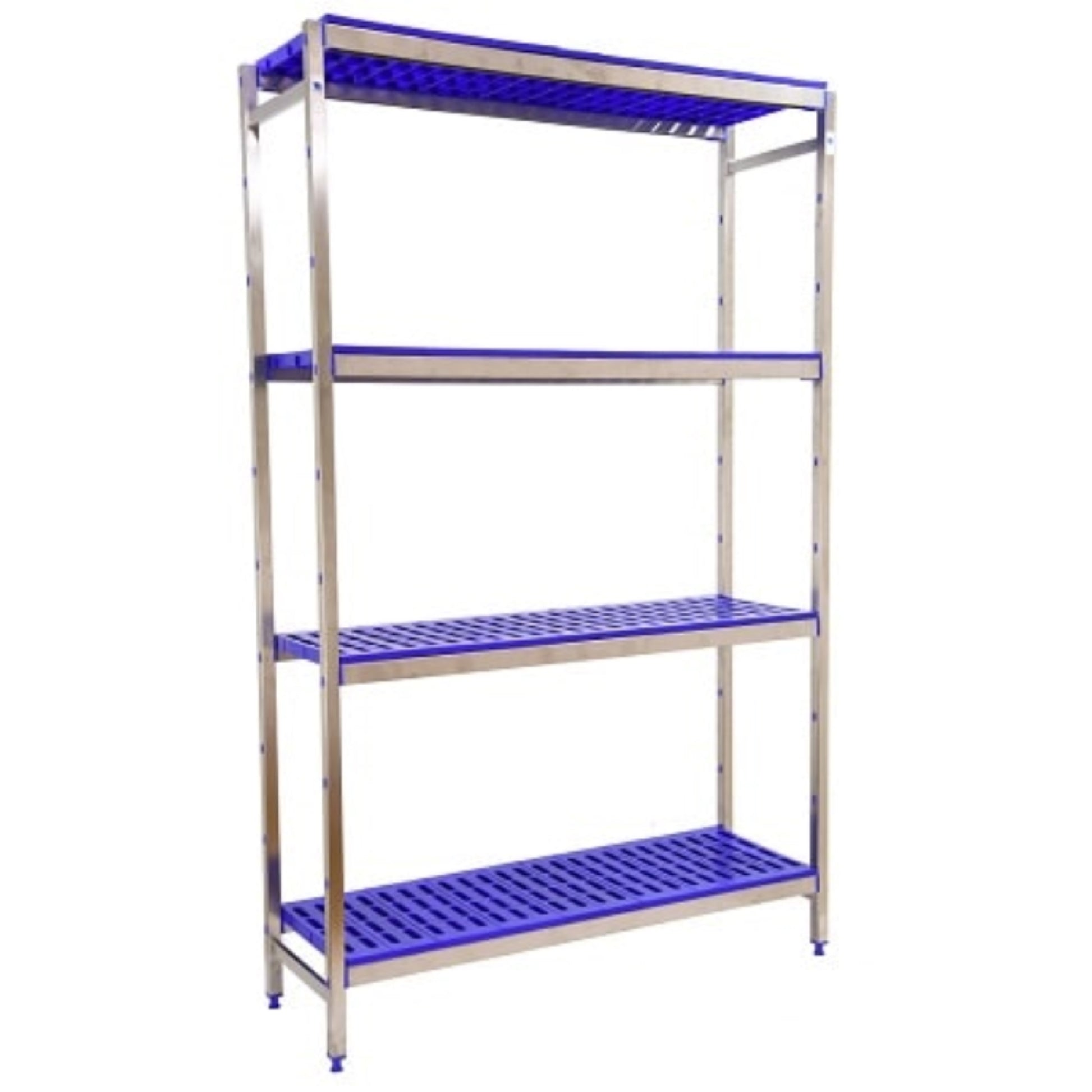  SIMON RACK  Etagère inox hauteur 2000mm 4 niveaux plastiques  ETAGERE, Etagère inox / plastique RANGESTOCK