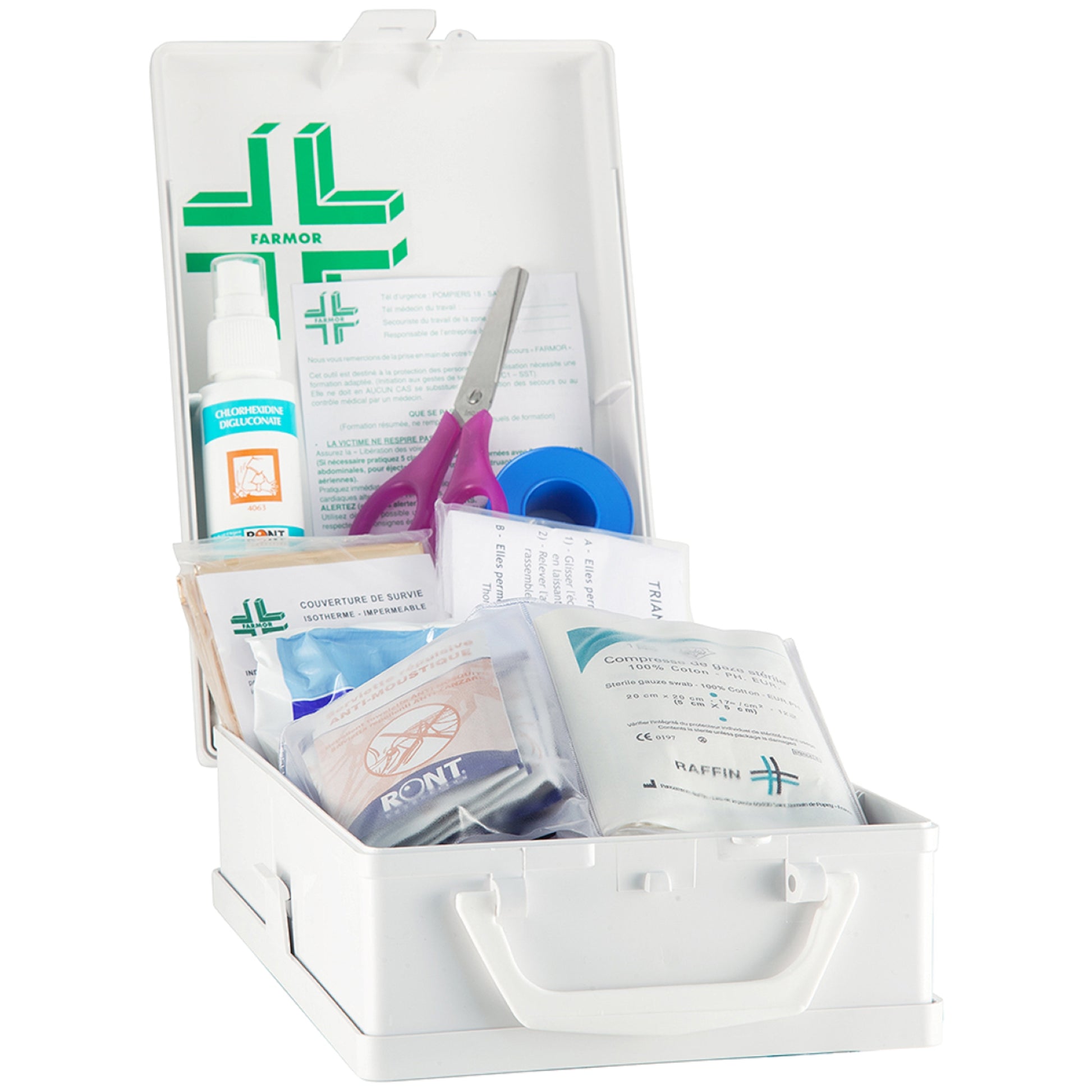  FARMOR  Coffret de secours Viticulteur 8/10 personnes  Coffret de secours, PROTECTION & SECURITE RANGESTOCK