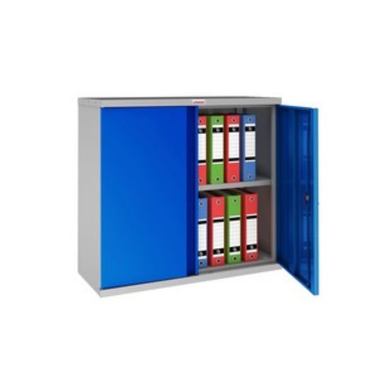  PHOENIX  Armoire basse métallique de bureau - 1 niv - (H)740 x (L)845 x (P)300mm  ARMOIRE, Armoire métal porte battante RANGESTOCK
