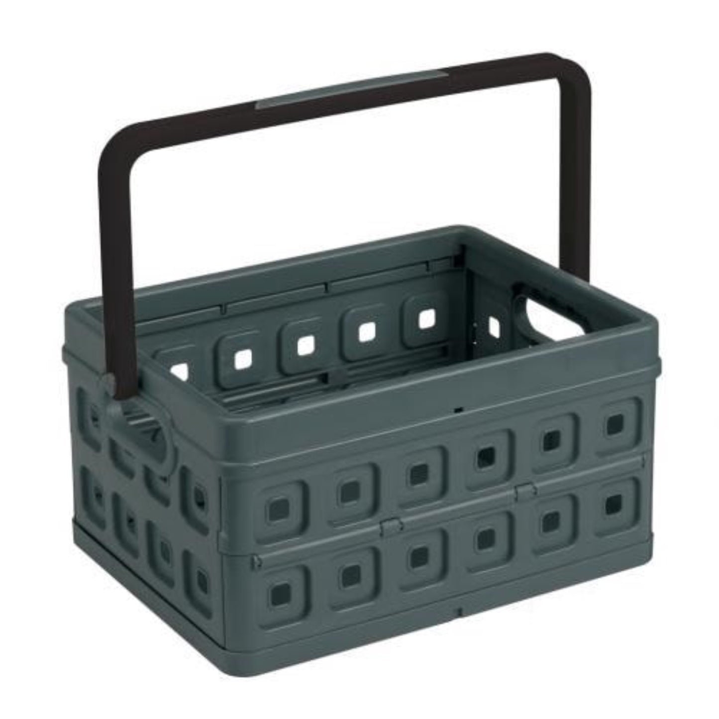  SUNWARE  Bac plastique de rangement pliable avec poignée 24L  24L, bac de rangement, bac plastique, bac plastique avec poignée, bac plastique pliable, BOITE & BAC RANGESTOCK