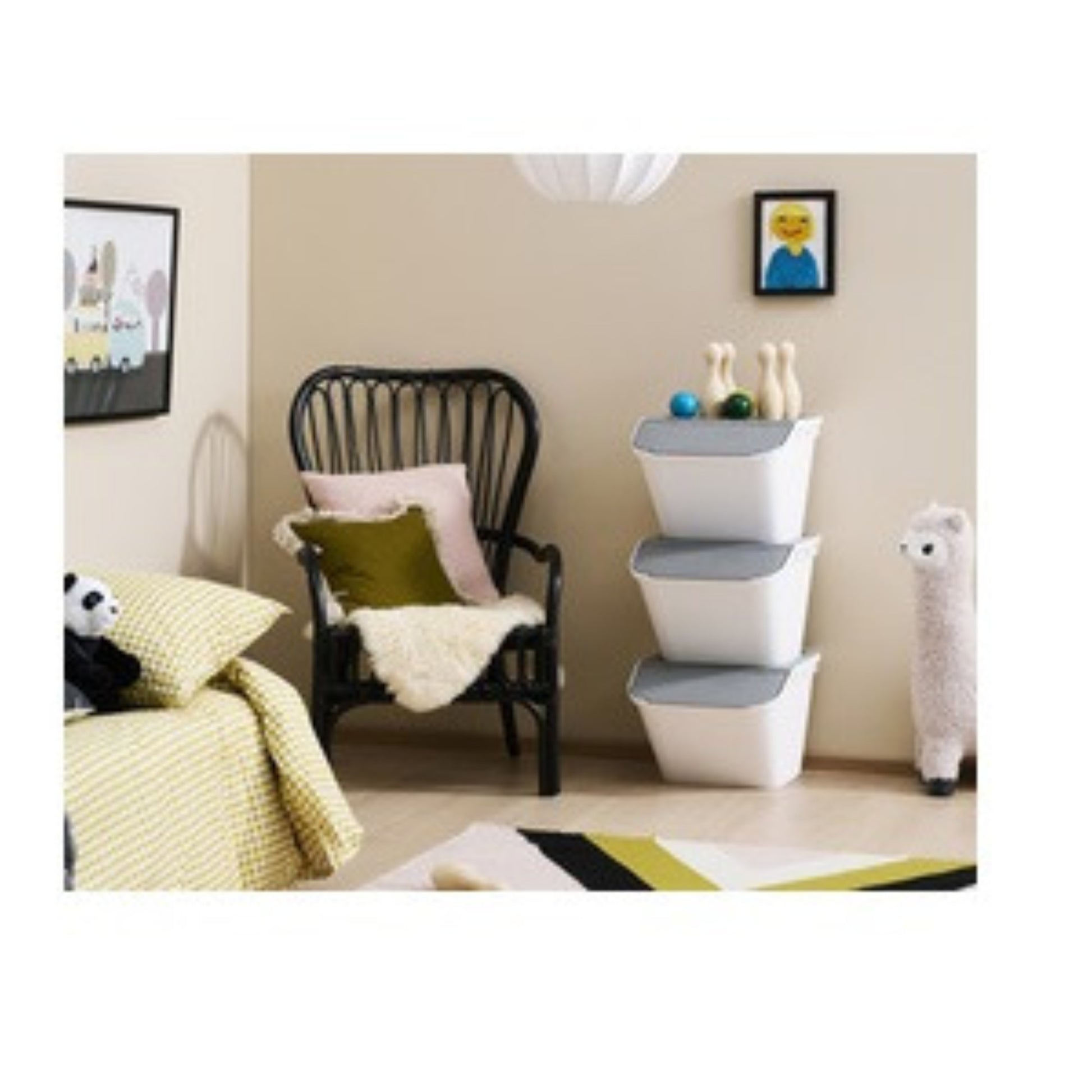  SMARTSTORE  Bac de rangement/recyclage 51L  BOITE & BAC, Boite & bac en plastique recyclé RANGESTOCK