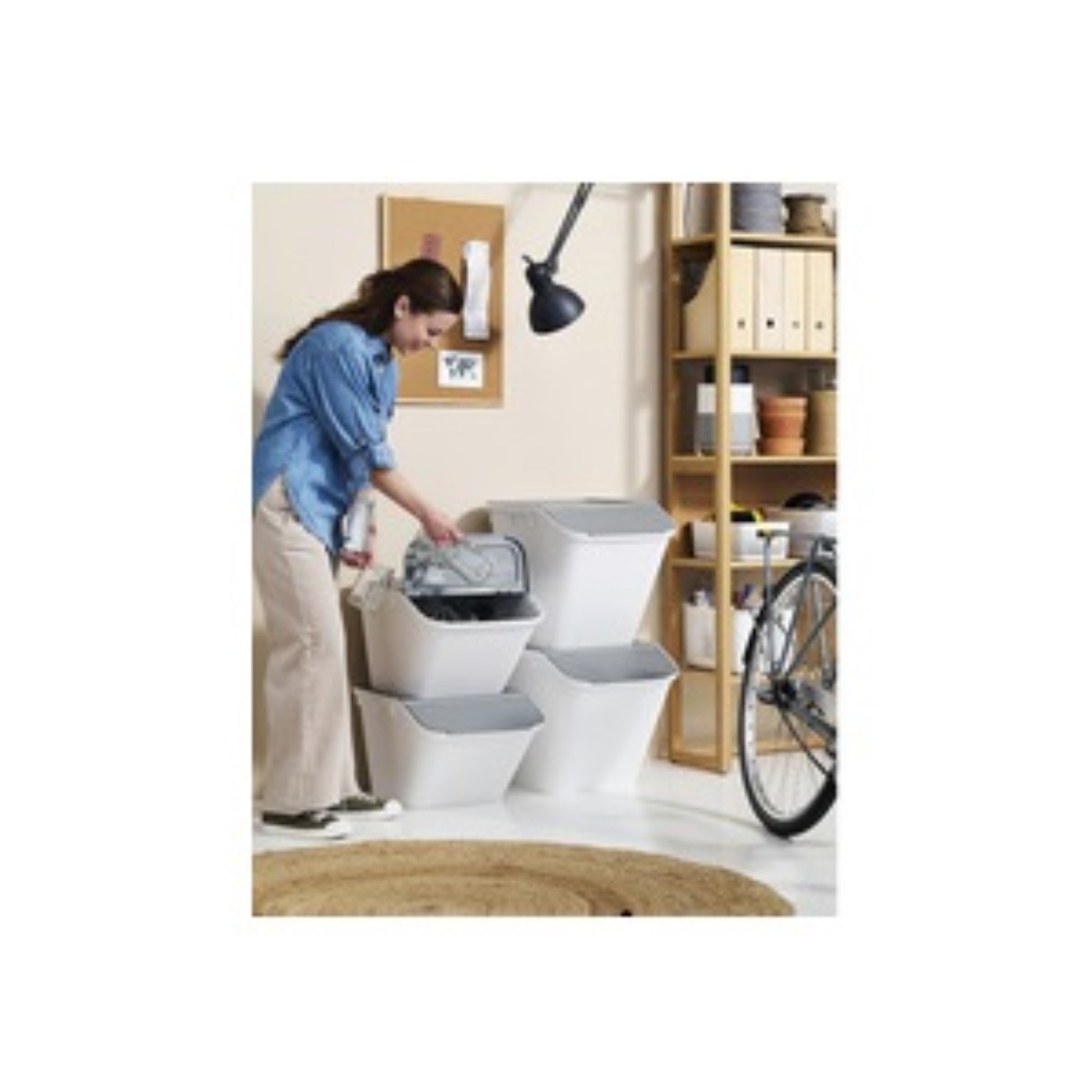 SMARTSTORE  Bac de rangement/recyclage 51L  BOITE & BAC, Boite & bac en plastique recyclé RANGESTOCK