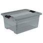  KEEEPER  Bac de rangement transparent avec couvercle 12L  Bac plastique avec couvercle, BOITE & BAC RANGESTOCK