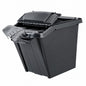  PLAST TEAM  Bac plastique avec couvercle à rabat 58L  Bac plastique avec couvercle, BOITE & BAC RANGESTOCK
