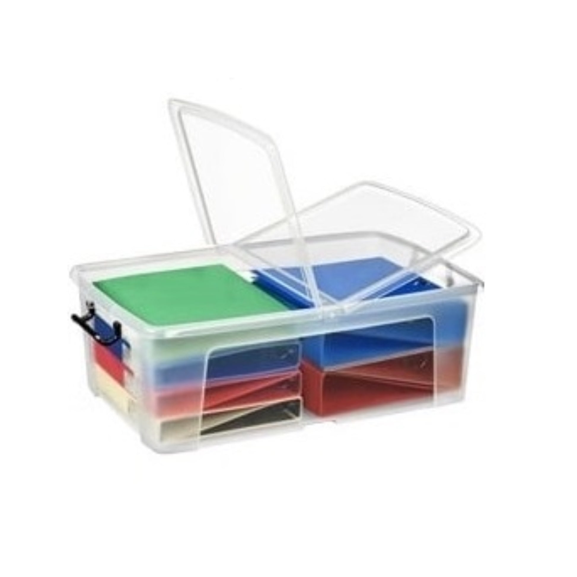  CEP  Bac plastique avec couvercle 2 ouvertures  Bac plastique avec couvercle, BOITE & BAC RANGESTOCK