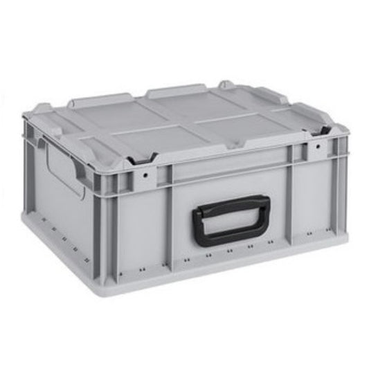  ALLIT  Bac plastique avec couvercle rabattable EuroCarry 417  Bac plastique avec couvercle, BOITE & BAC RANGESTOCK