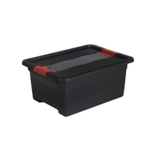  KEEEPER  Bac plastique avec couvercle ultra solide 12L  Bac plastique avec couvercle, BOITE & BAC RANGESTOCK
