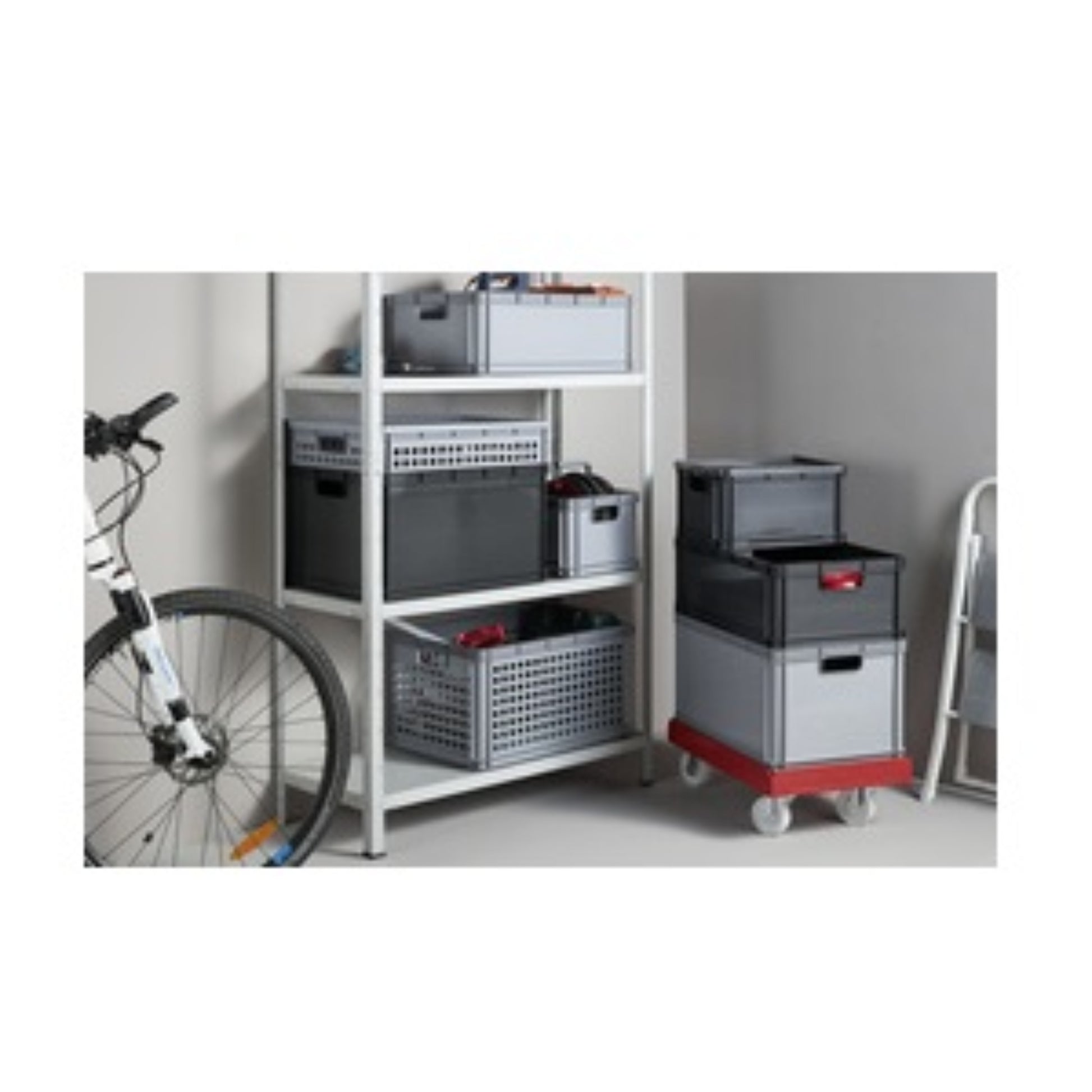  KEEEPER  Bac de rangement gris ROBUSTO BOX  20L - 45L -  64L  bac plastique, BOITE & BAC RANGESTOCK