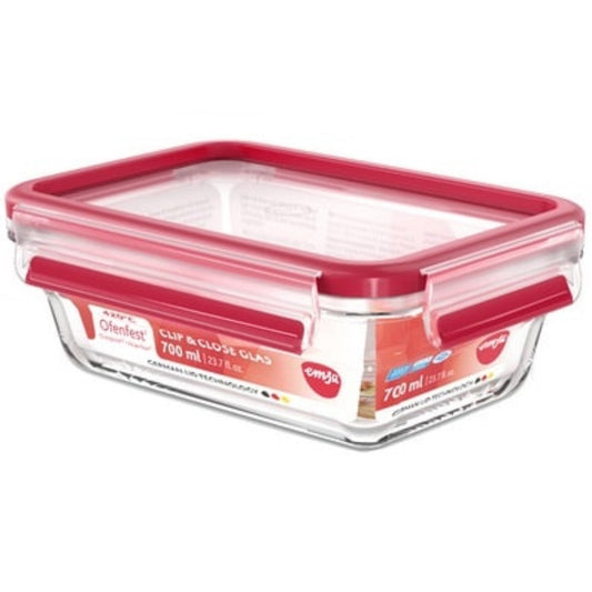  EMSA  Boite de conservation en verre rectangle 0,45L à 3L  BOITE & BAC, Boite de conservation en verre RANGESTOCK