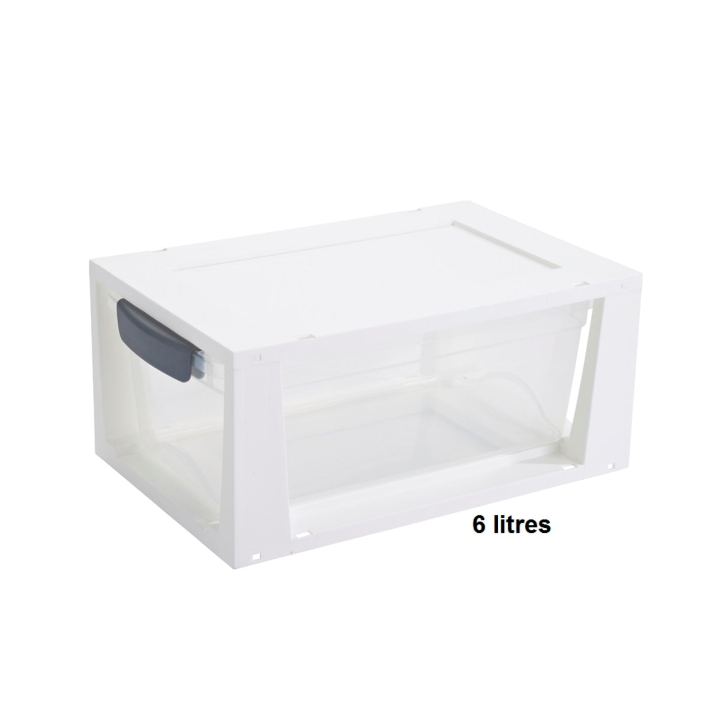  SUNWARE  Boite de rangement plastique empilable fermée - 6 litres et 11 litres  BOITE & BAC, boite plastique RANGESTOCK