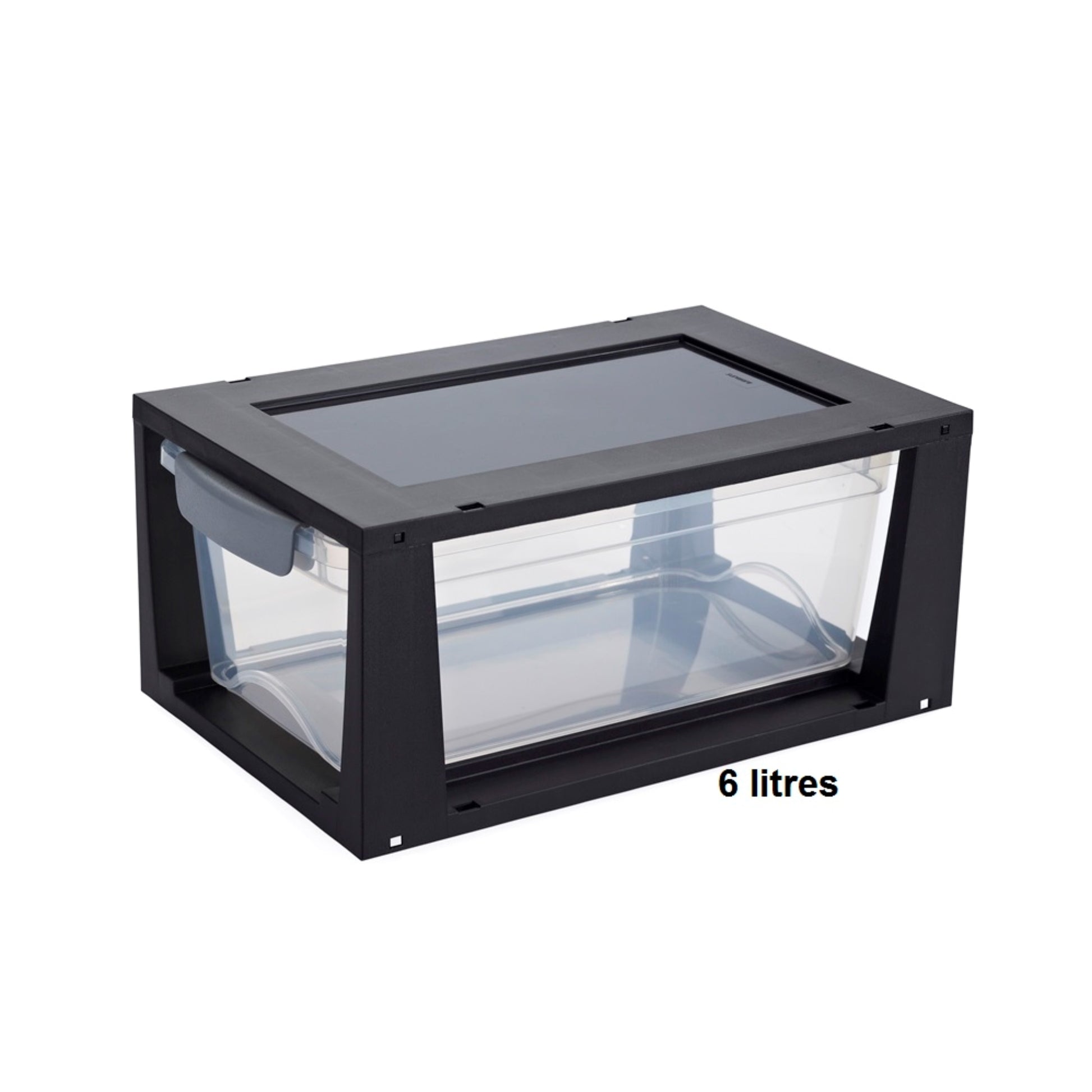  SUNWARE  Boite de rangement plastique empilable fermée - 6 litres et 11 litres  BOITE & BAC, boite plastique RANGESTOCK
