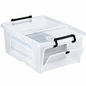  CEP  Boite plastique ouverture dessus & frontale  BOITE & BAC, boite de rangement ouverture sur le côté, boite de rangement plate, boite empilable, boite plastique, boite plastique 20L RANGESTOCK