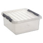 SUNWARE  Boite plastique transparente avec couvercle 18L  BOITE & BAC, boite plastique RANGESTOCK