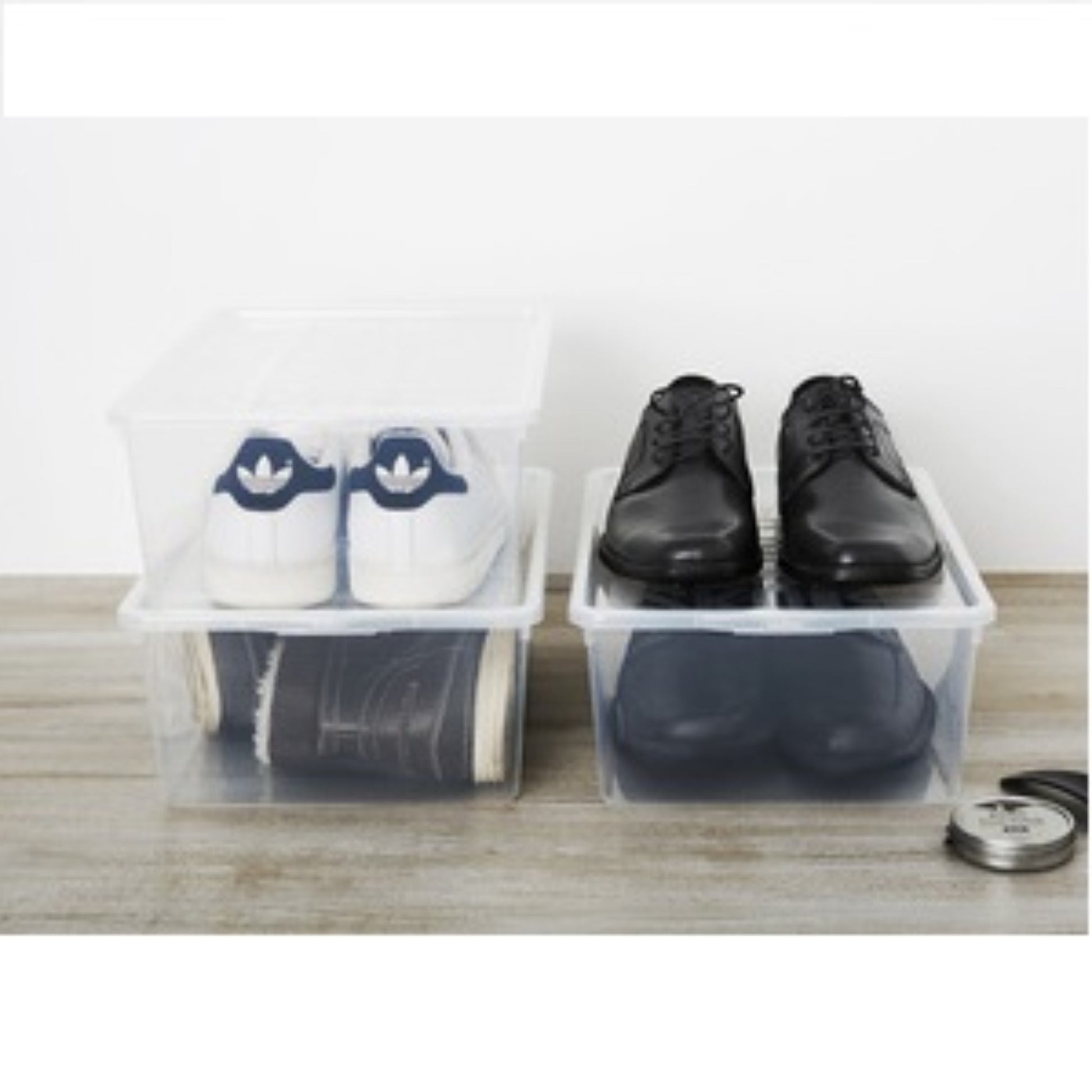  PLAST TEAM  Boite rangement chaussures en plastique transparente avec couvercle  BOITE & BAC, boite plastique RANGESTOCK