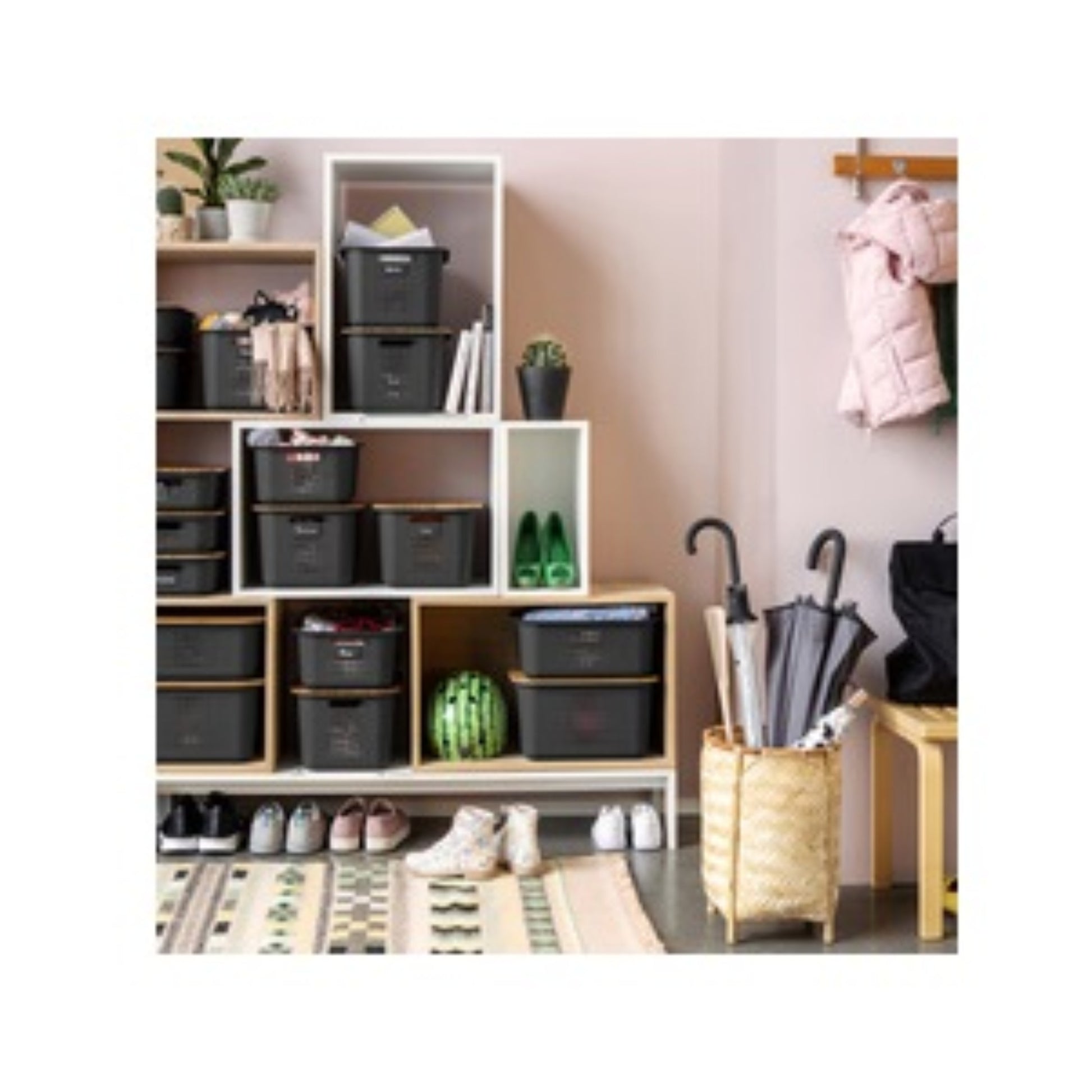  SMARTSTORE  Boite de rangement en plastique recyclé 10L  BOITE & BAC, Boite & bac en plastique recyclé RANGESTOCK