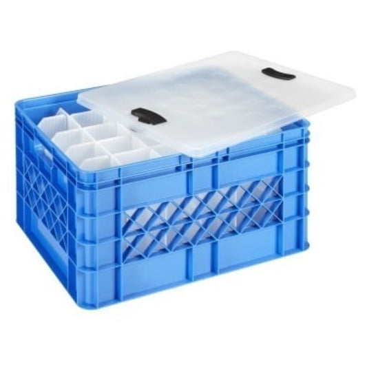  SUNWARE  Casier plastique 30 verres  Bac plastique avec couvercle, BOITE & BAC RANGESTOCK