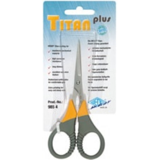  WEDO  Ciseaux à silhouette TITANE plus pointu L: 115 mm  couteau - ciseaux & cutter, OUTIL A MAIN RANGESTOCK