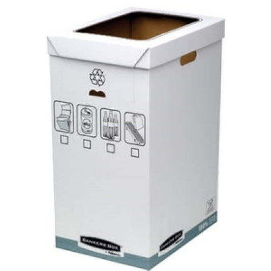  FELLOWES  Collecteur de recyclage en carton 90L/55L  Collecteur de recyclage, SERVICES GENERAUX RANGESTOCK