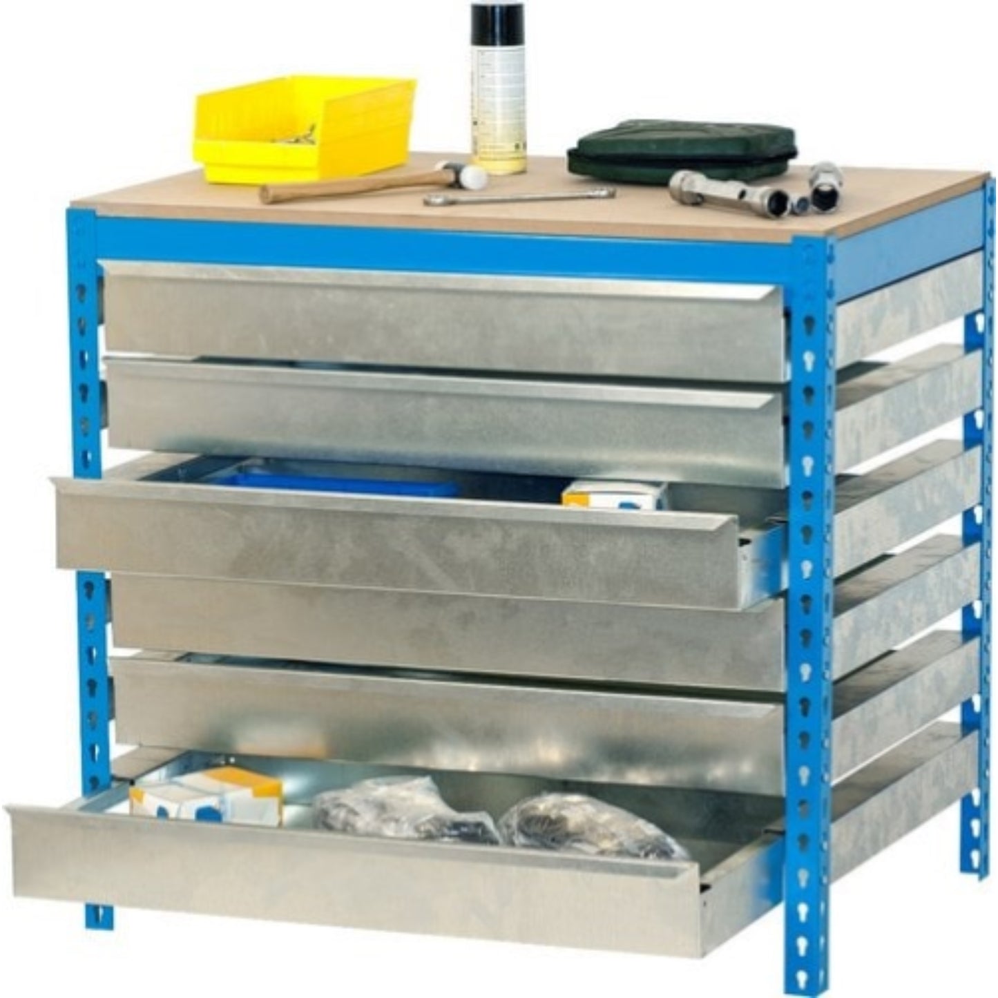  SIMON RACK  Etabli 6 tiroirs de rangement  ETABLI, Etabli atelier RANGESTOCK