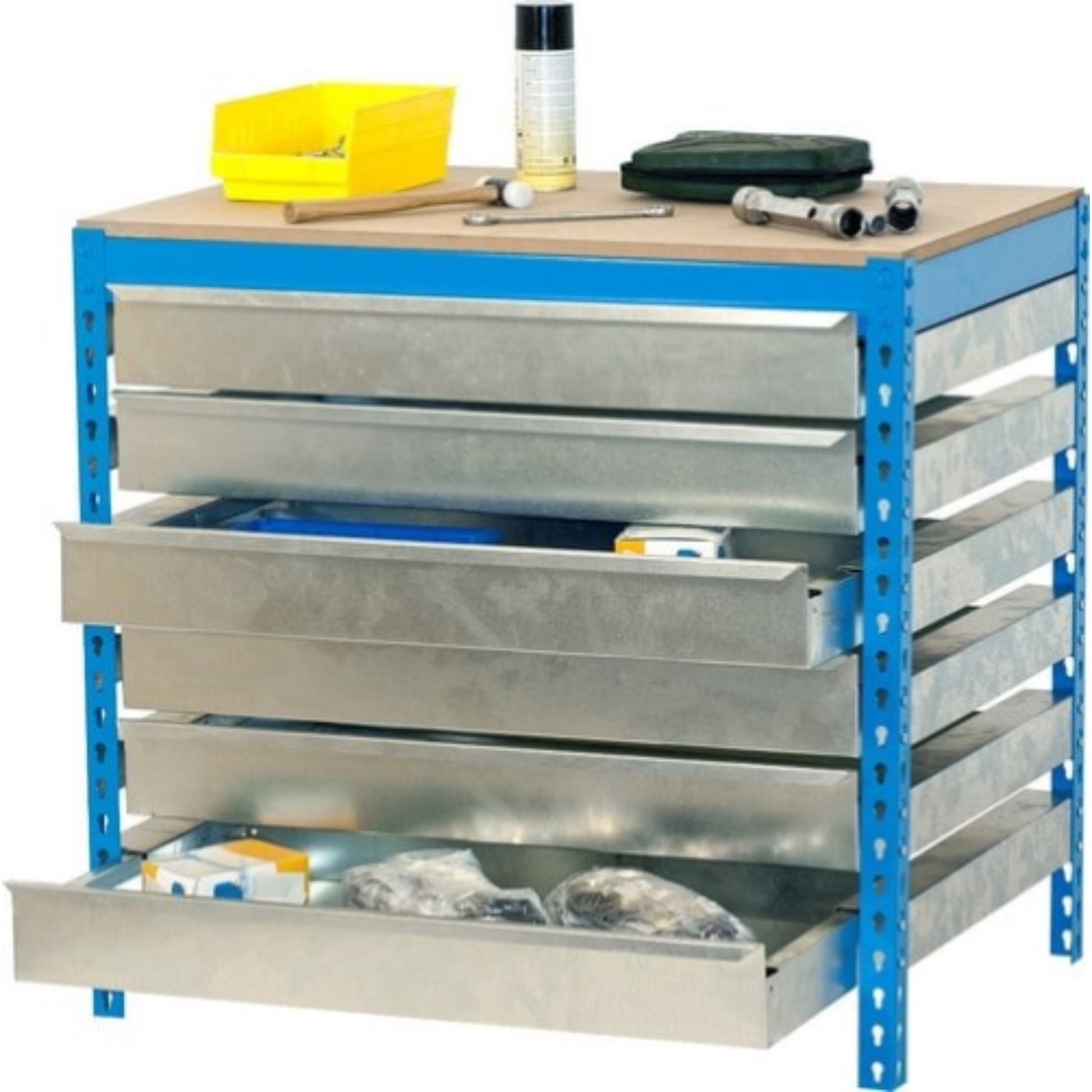  SIMON RACK  Etabli 6 tiroirs de rangement  ETABLI, Etabli atelier RANGESTOCK