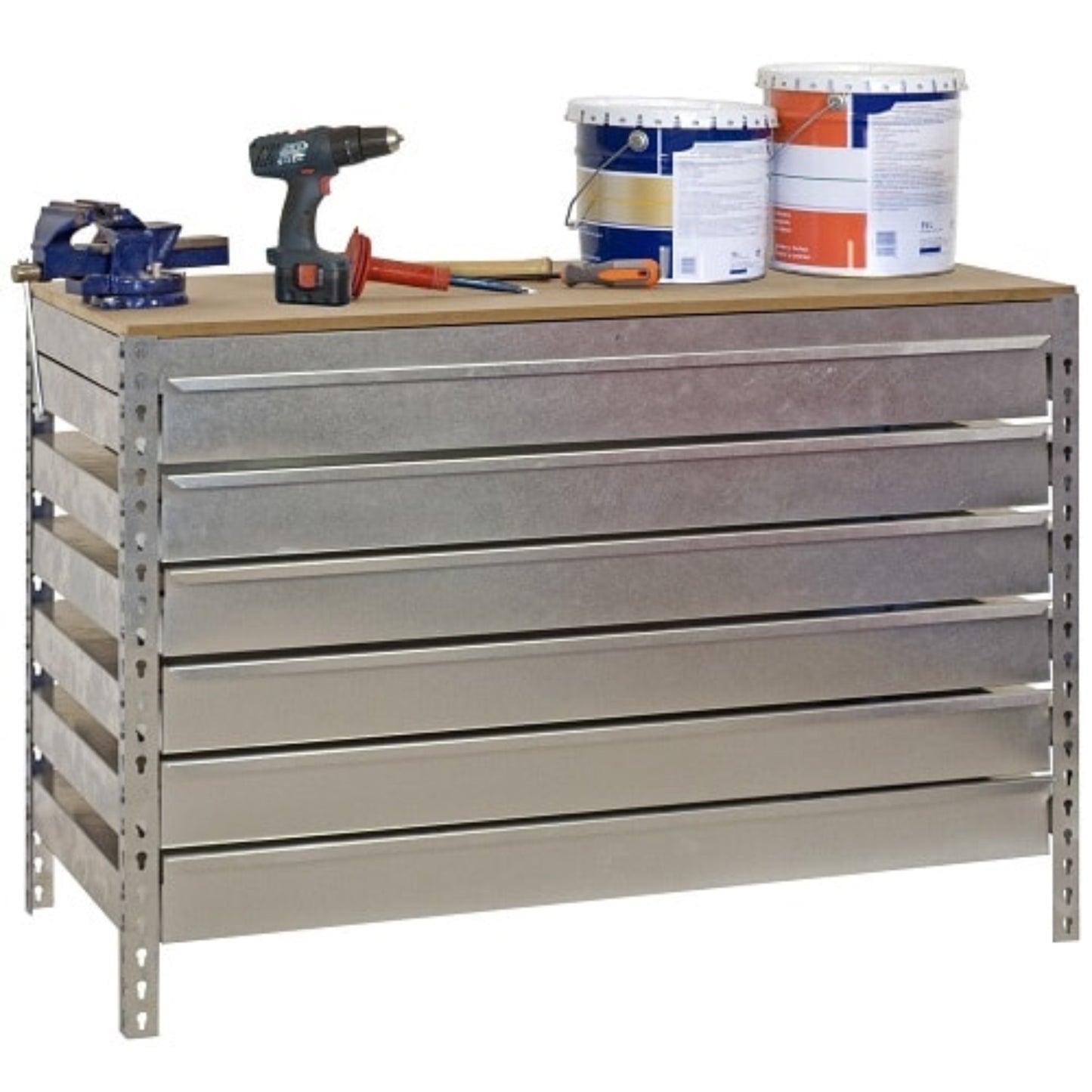  SIMON RACK  Etabli 6 tiroirs de rangement  ETABLI, Etabli atelier RANGESTOCK