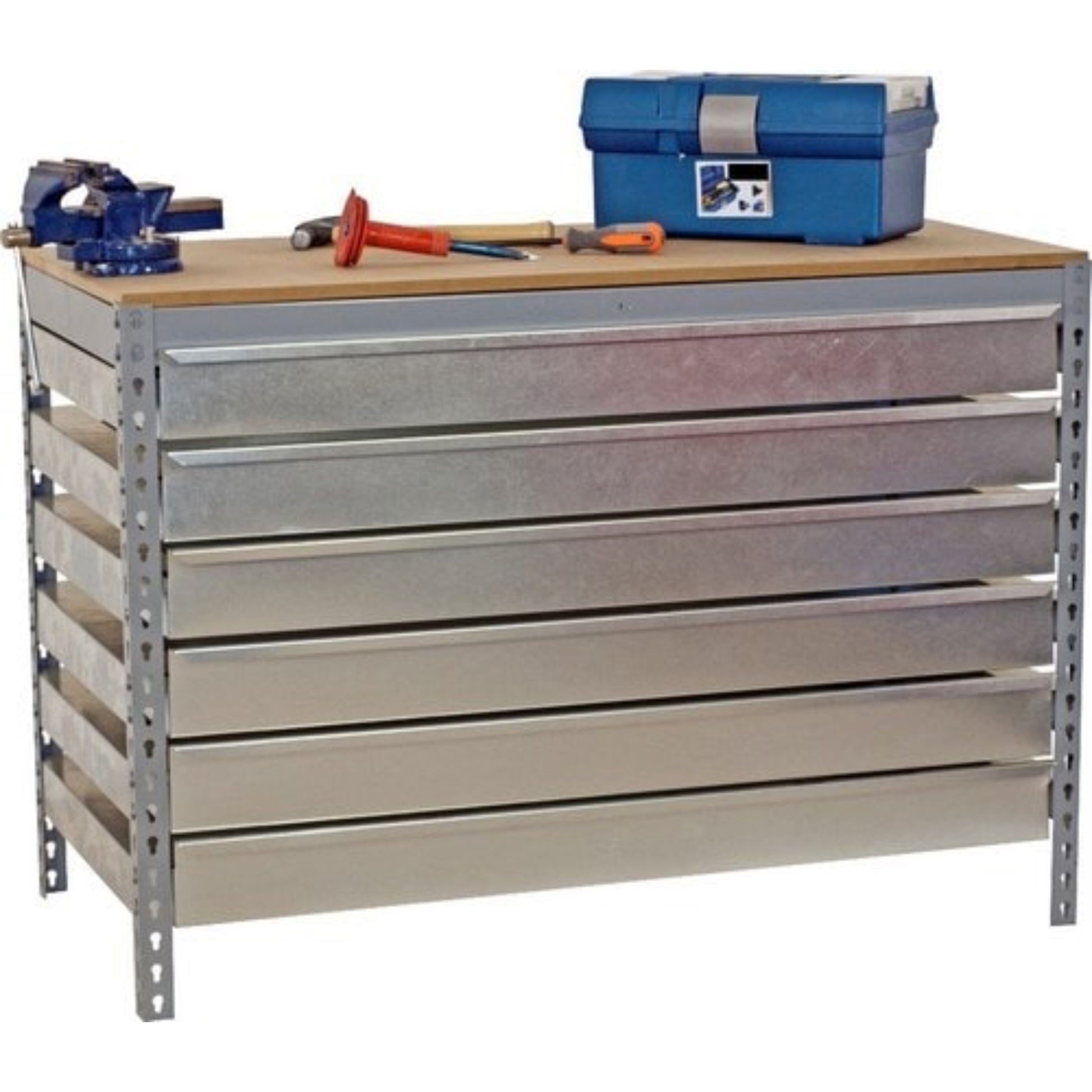  SIMON RACK  Etabli 6 tiroirs de rangement  ETABLI, Etabli atelier RANGESTOCK