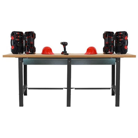  SIMON RACK  Etabli BT6 bois/métal tandem 2 tiroirs  ETABLI, Etabli atelier RANGESTOCK
