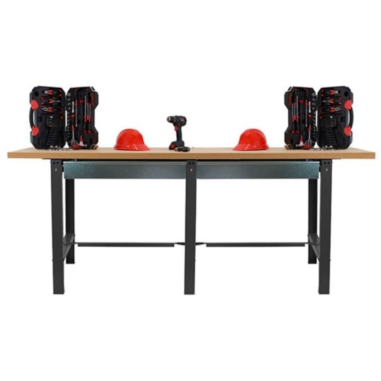  SIMON RACK  Etabli BT6 bois/métal tandem 2 tiroirs  ETABLI, Etabli atelier RANGESTOCK