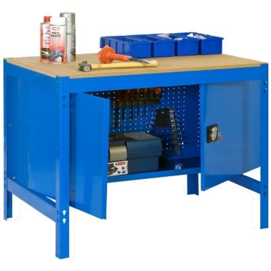  SIMON RACK  Etabli atelier lourde charge avec armoire  ETABLI, Etabli avec armoire RANGESTOCK