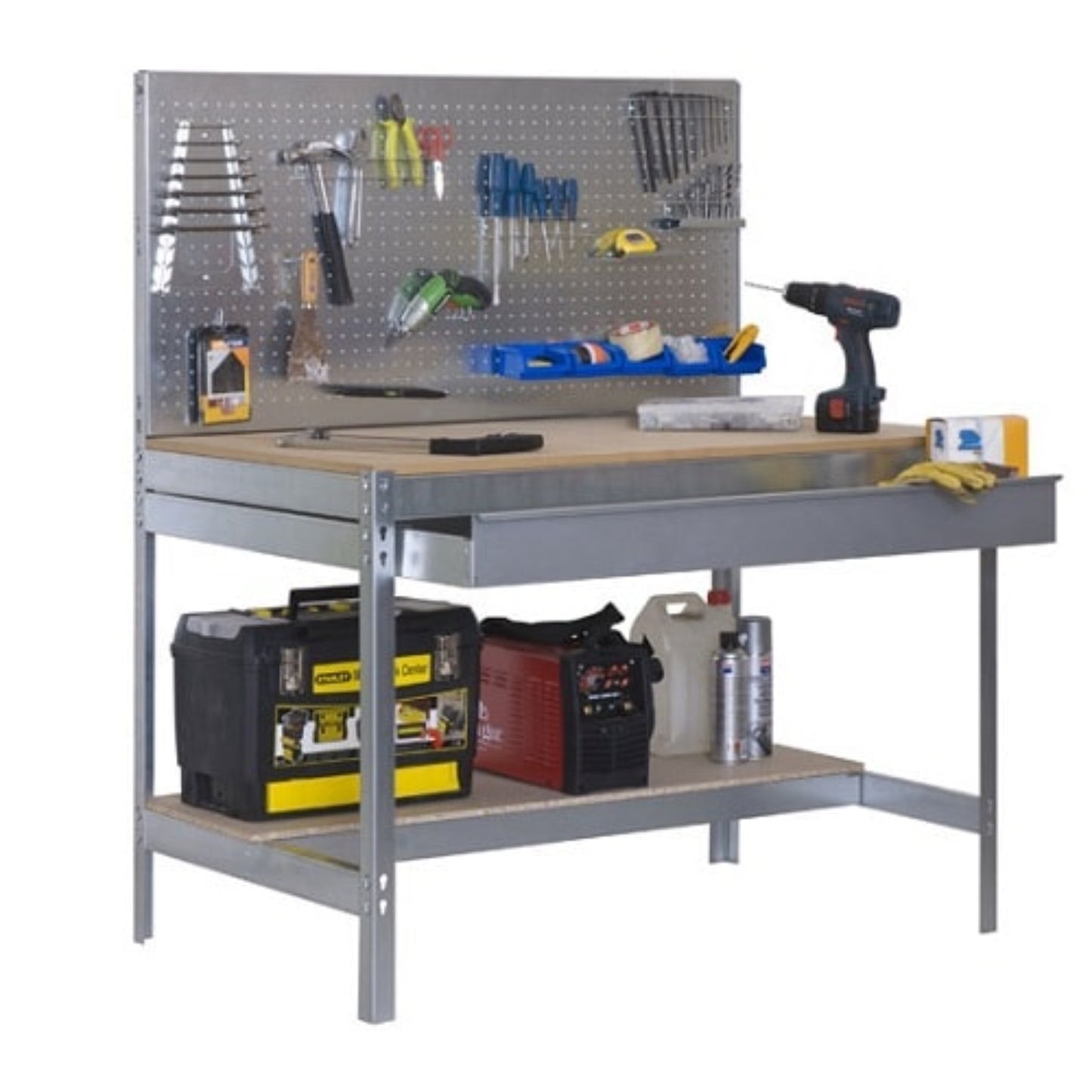  SIMON RACK  Etabli atelier avec panneau outils et tiroir  ETABLI, Etabli atelier RANGESTOCK