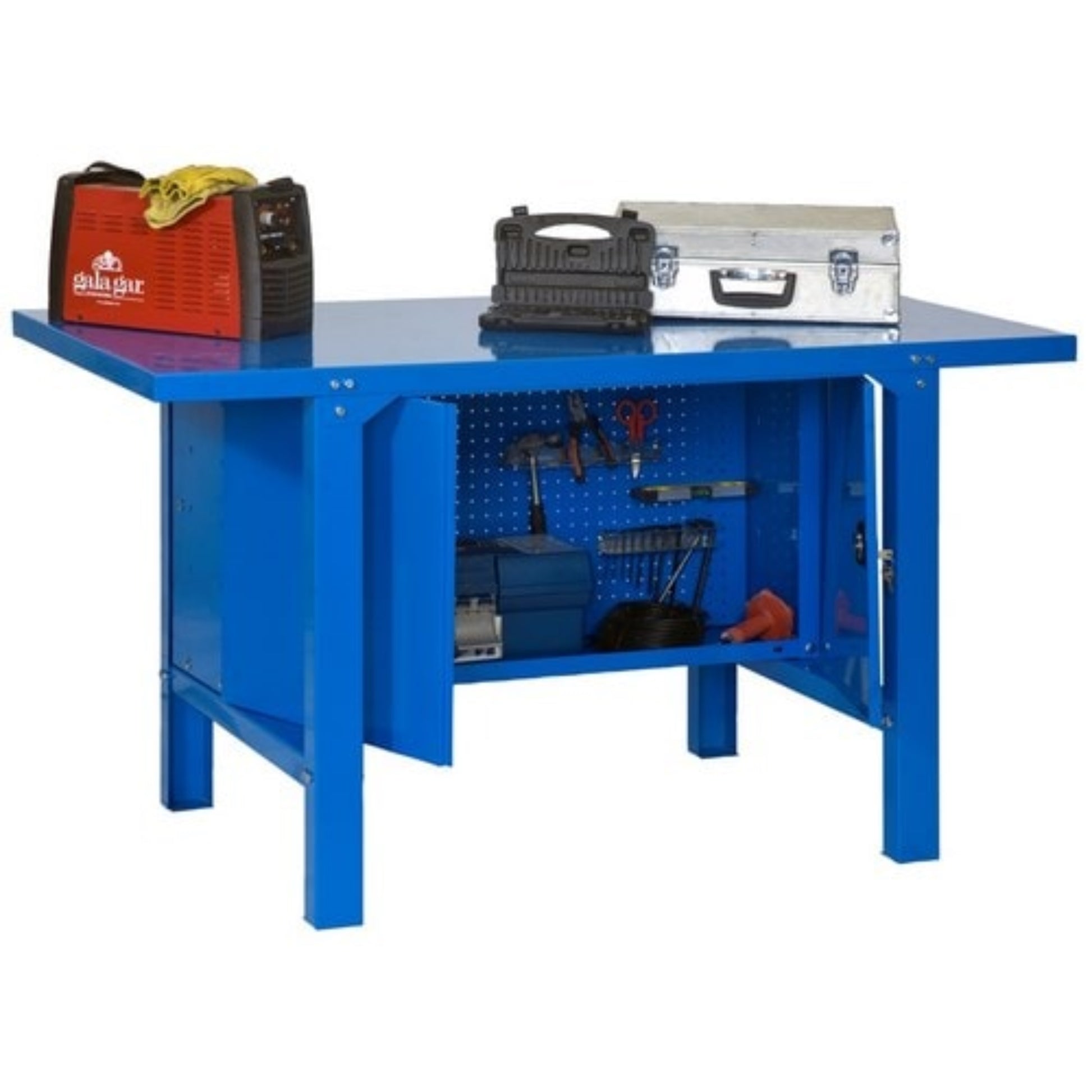  SIMON RACK  Etabli pro métallique avec armoire  ETABLI, Etabli avec armoire RANGESTOCK