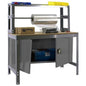  SIMON RACK  Etabli table emballage avec armoire  ETABLI, Etabli avec armoire RANGESTOCK