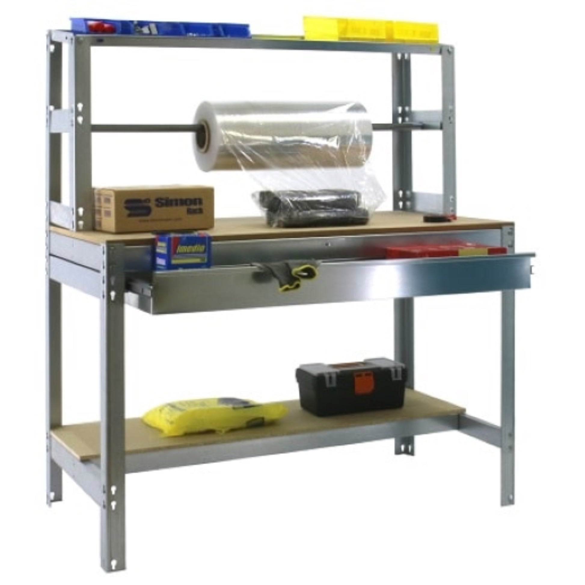  SIMON RACK  Etabli atelier table d'emballage avec tiroir  ETABLI, Etabli atelier RANGESTOCK