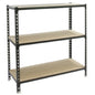  SIMON RACK  Etagère basse bois/métal 1000x900x300mm  ETAGERE, Etagère basse bois  métal RANGESTOCK